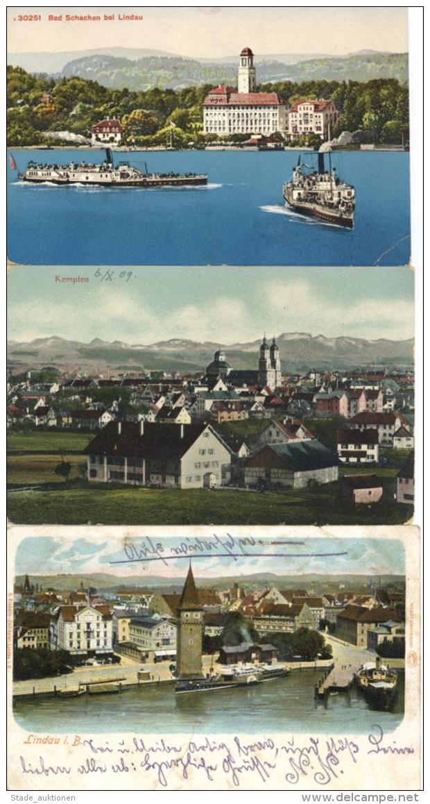 Deutschland, Ca. 1900/55, Partie Mit 65 Ansichtskarten, Meist ältere Von Bayern, Raum Allgäu/Bodensee I-II - Unclassified