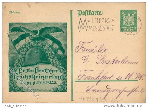 DR - GSK PP 81 C 9/05 1.DT.REICHSKRIEGERTAG KASSEL 1925" I-II" - Unclassified