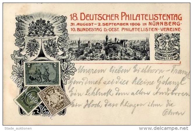 Privatganzsache Bayern Nürnberg (8500) PP 15 C 121 18. Philatelistentag 1906 I-II - Unclassified