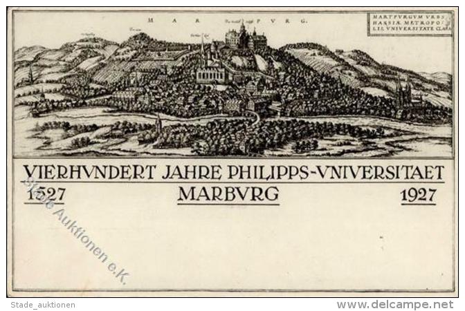 Privatganzsache Marburg (3550) PP 101 C 5/01 Mit Zusatzfrankierung 400 Jahre Philipps Universität 1927 I-II - Unclassified