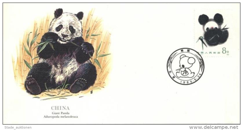 China, Mi.Nr.2009, 1985, 8 F Pandabär Auf Schmuck-FDC I- - Zonder Classificatie