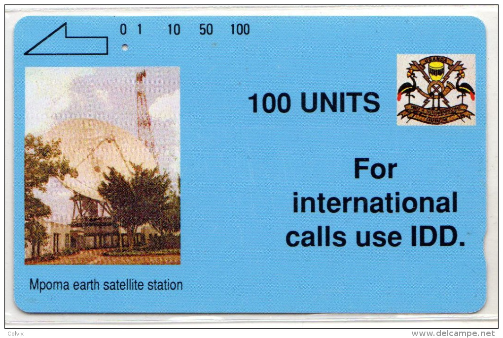OUGANDA REF MV CARDS UGA-02 100U IDD 1 - Oeganda
