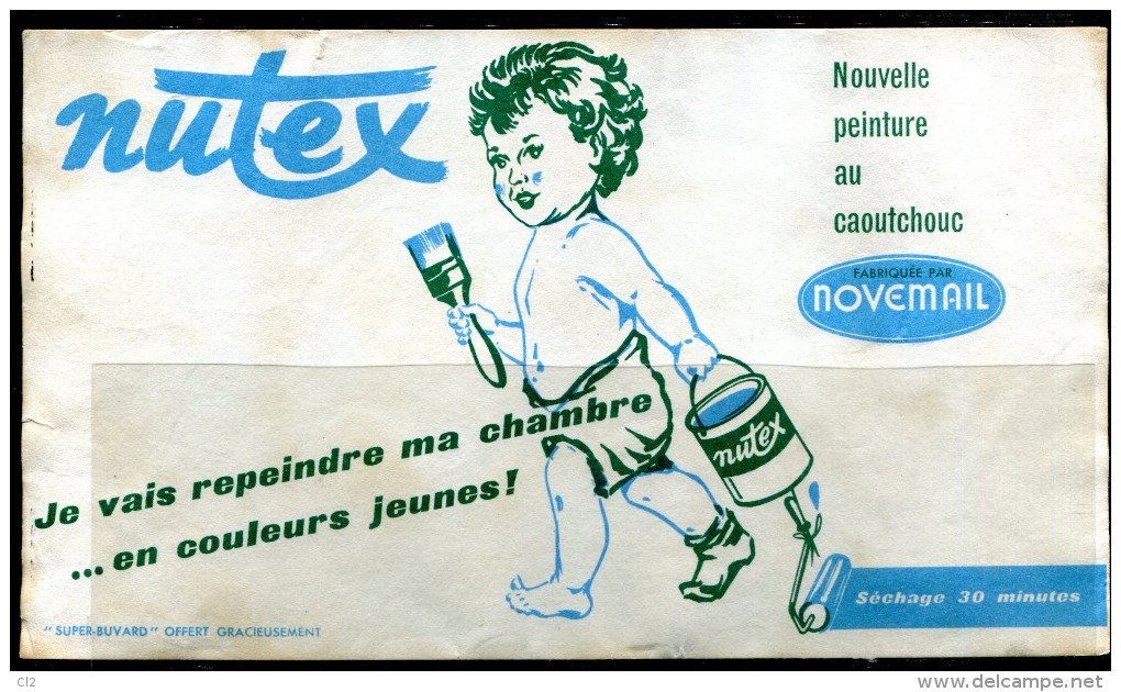 # - Buvard NUTEX, Nouvelle Peinture Au Caoutchouc - Peintures