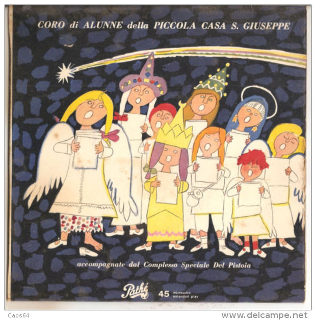 Coro Della Piccola Casa Di San Giuseppe  Il Natale Dei Giocattoli - 1957 - NM-/NM 7" - Christmas Carols