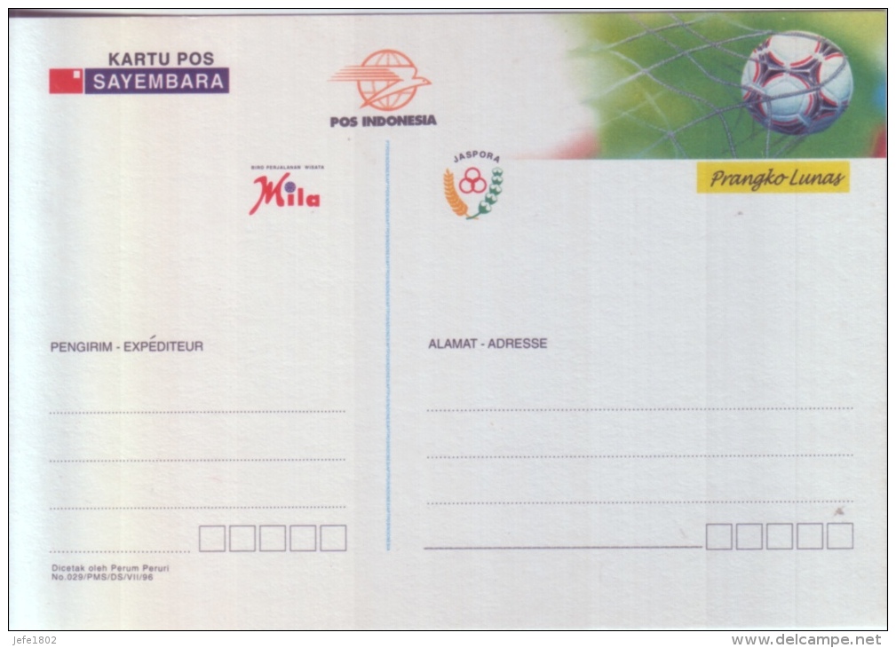 Sport - Football Indonesia - Unused Stamps