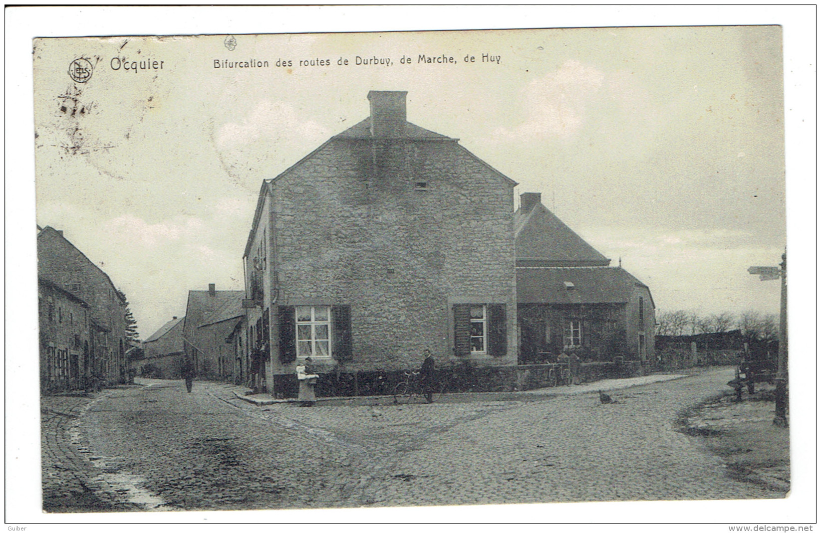 Ocquier Bifurcation Des Routes De Durbuy ,de Marche ,de Huy  Edit. Thirifays Ledoux - Clavier