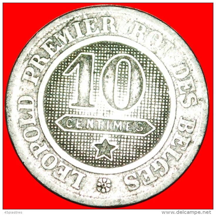 § LION: BELGIUM &#9733; 10 CENTIMES 1861! LOW START &#9733; NO RESERVE! Leopold I (1831-1865) - 10 Cent