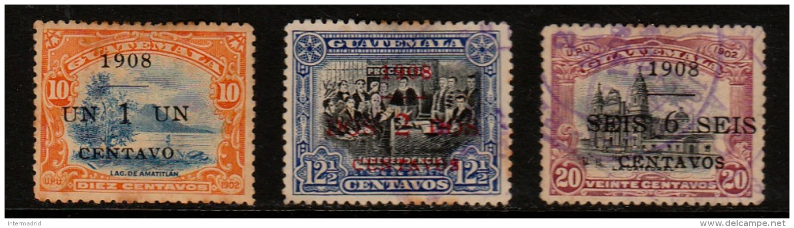 GUATEMALA - CLÁSICOS. Yvert Nsº 138/40 Nuevo Y Usados. Muy Defectuosos - Guatemala