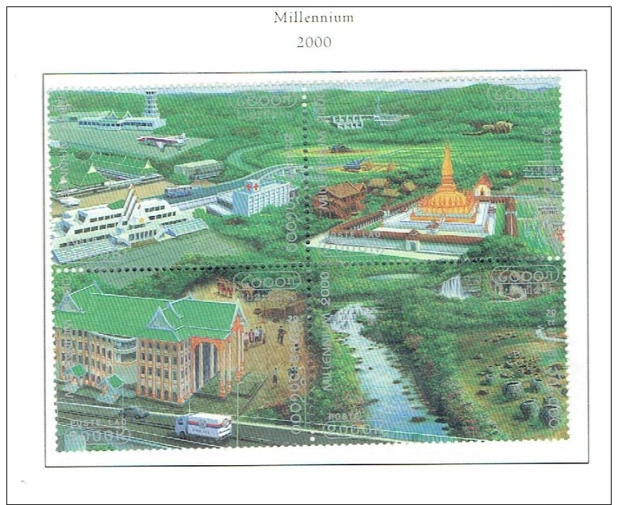 Laos  MNH  2000  Millennium - Laos