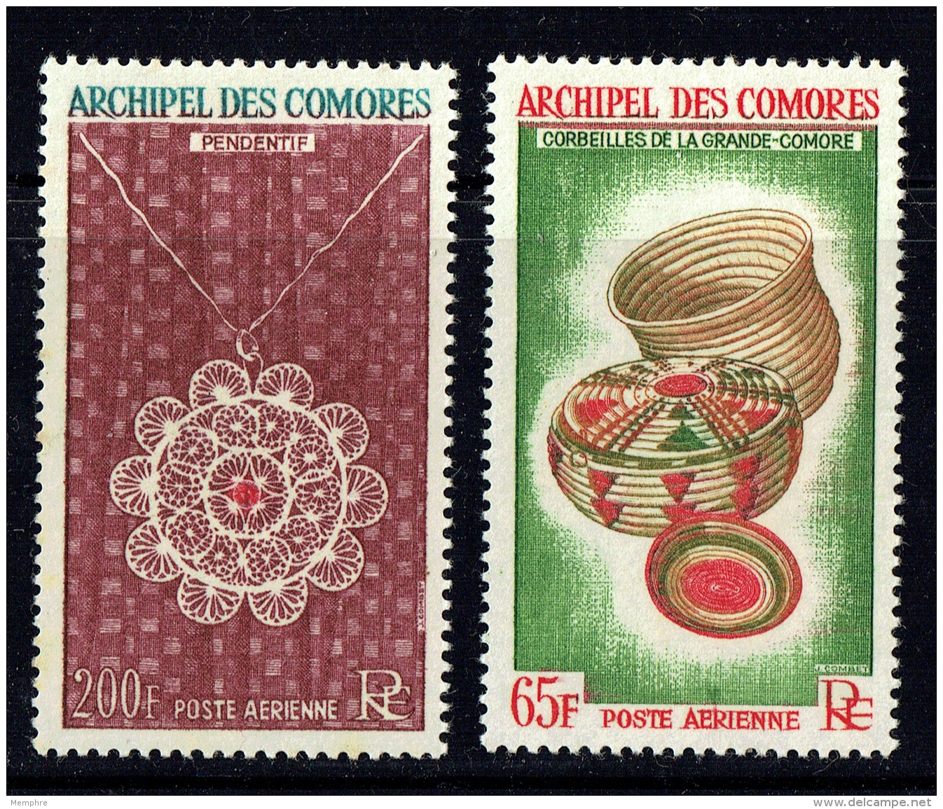 1963  Corbeilles Et Pendentif  Poste Aérienne  PA8-9  **  MNH - Unused Stamps