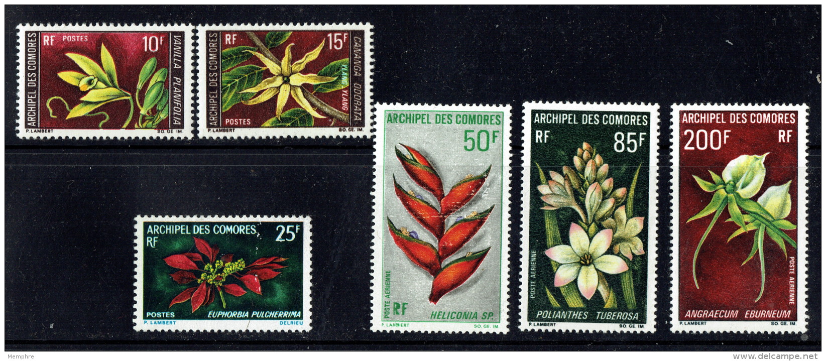 1969-70  Fleurs Poste Et   Poste Aérienne  Yv 53-6, PA 26-8   **  MNH - Unused Stamps