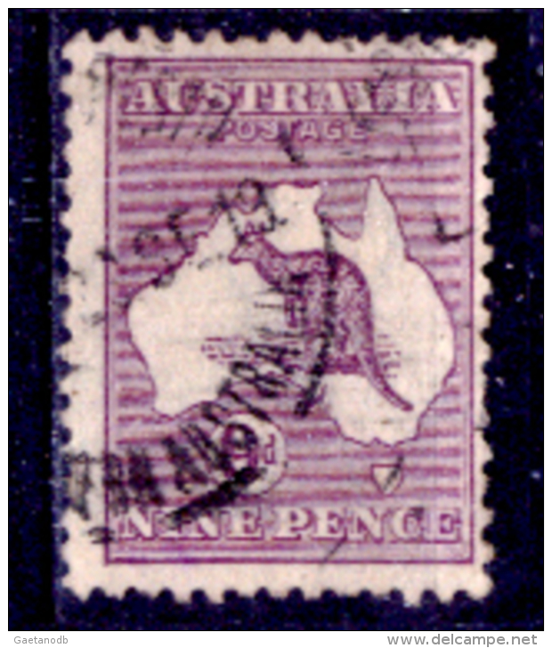 Australia-129 - 1912: Y&T N. 9a/II (o) Used - Privo Di Difetti Occulti - - Used Stamps