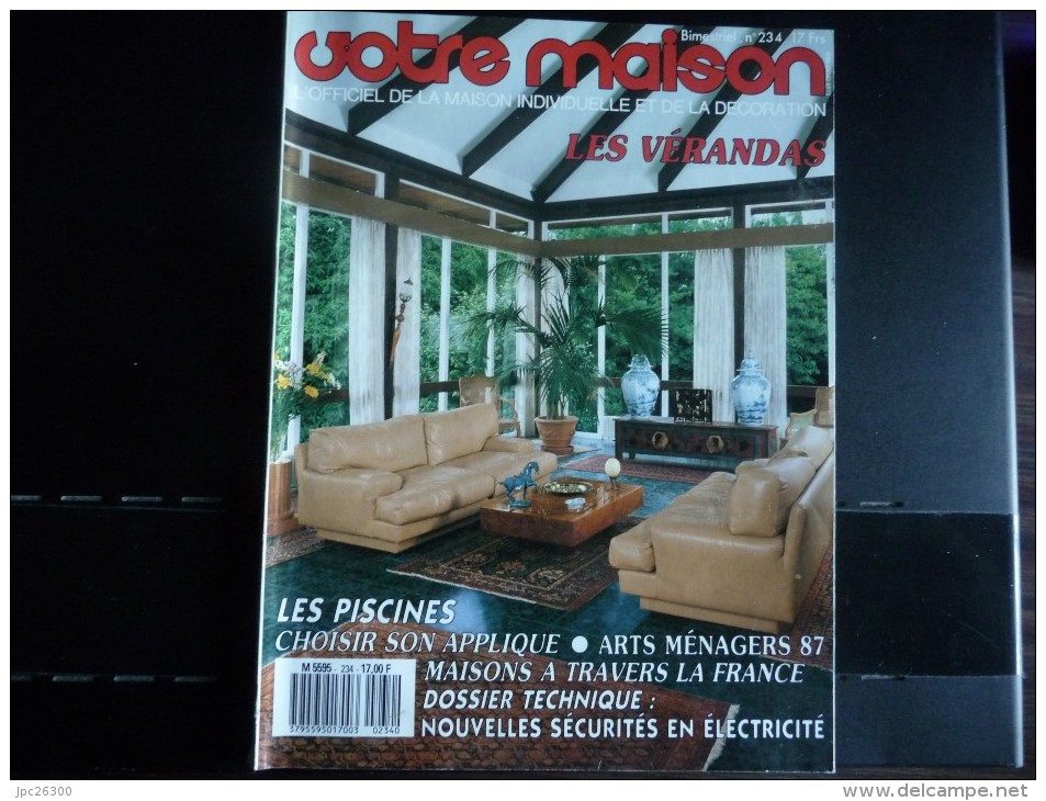 Votre Maison No 234 De Février-Mars 1987  60 Pages De Belles Décorations Et De Bonnes Idées. - Huis & Decoratie