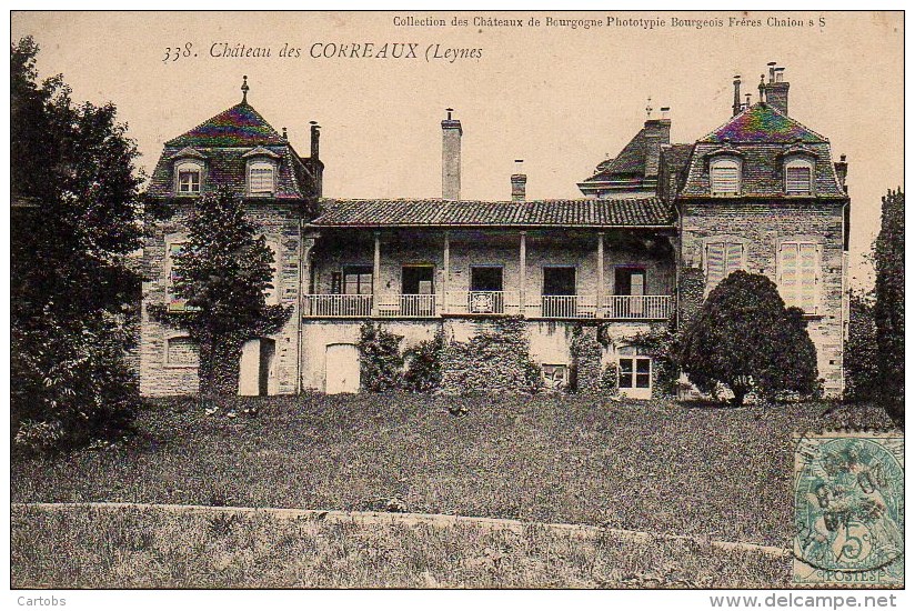 71 LEYNES   Château Des CORREAUX - Otros & Sin Clasificación