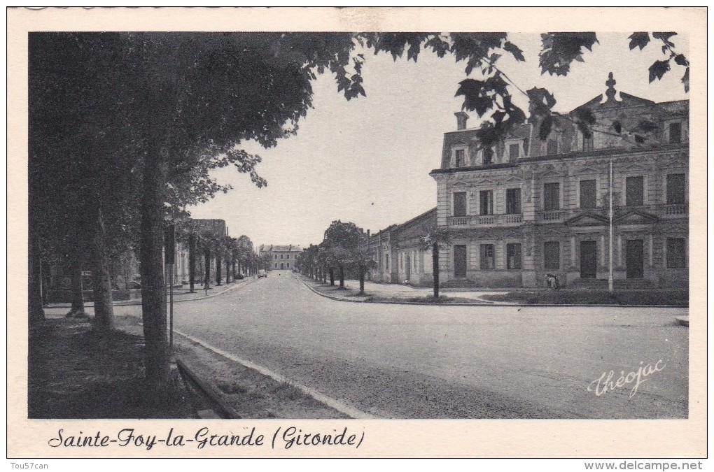 SAINTE-FOY LA GRANDE - GIRONDE  -  (33)   - CPA DENTELEE. - Autres & Non Classés