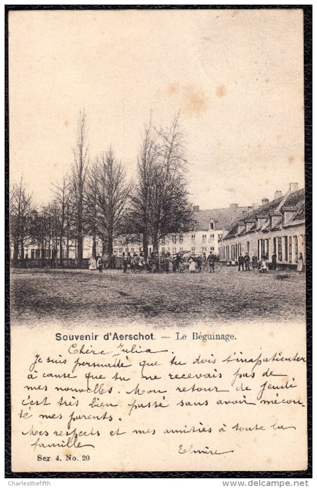 AARSCHOT - Souvenir D´Aerschot - Le Béguinage - édit. Vanderauwera Nr 20  - 1901 ! Niet Courant - Aarschot