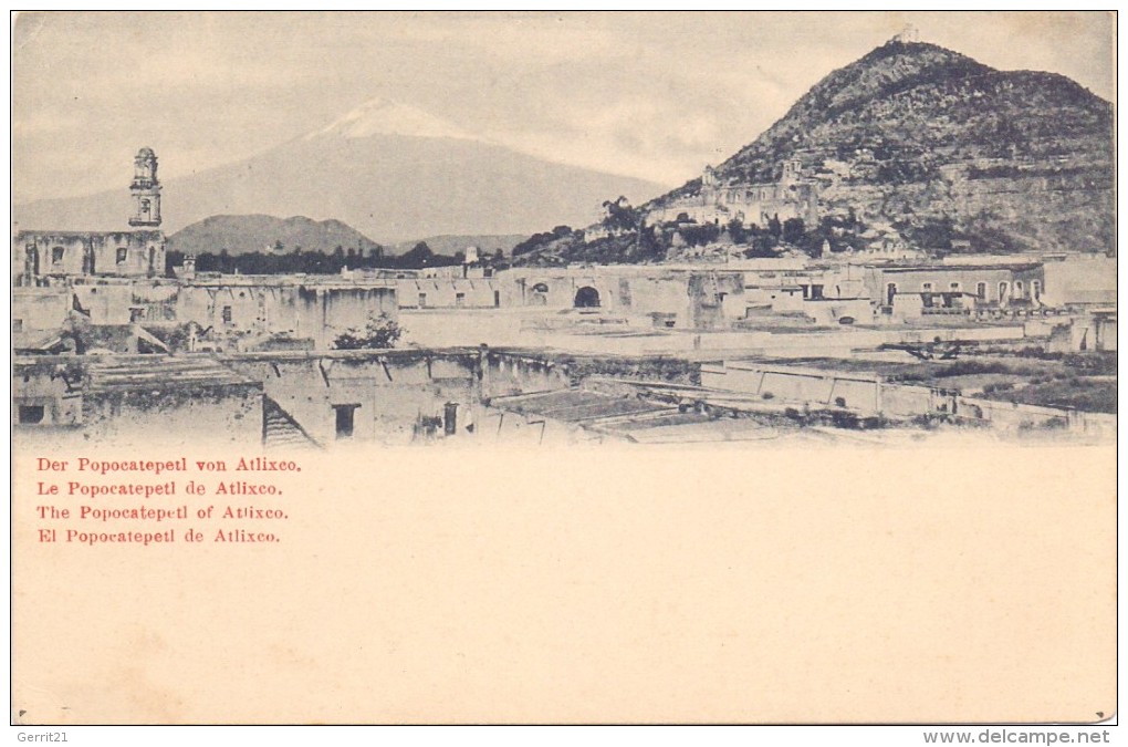 MEXICO - ATLIXCO - POPOCATEPETL, Ca. 1905, Undivided Back - Mexico