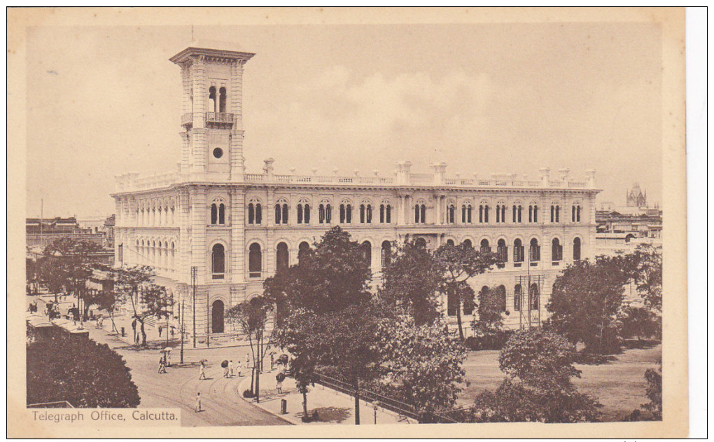 CALCUTTA, India, 1900-1910's; Telegraph Office - Inde