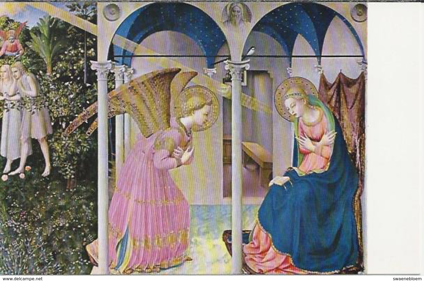 ES.- Museo Del Prado. Fray Angelico. La Anunciacion.   2 Scans - Museum