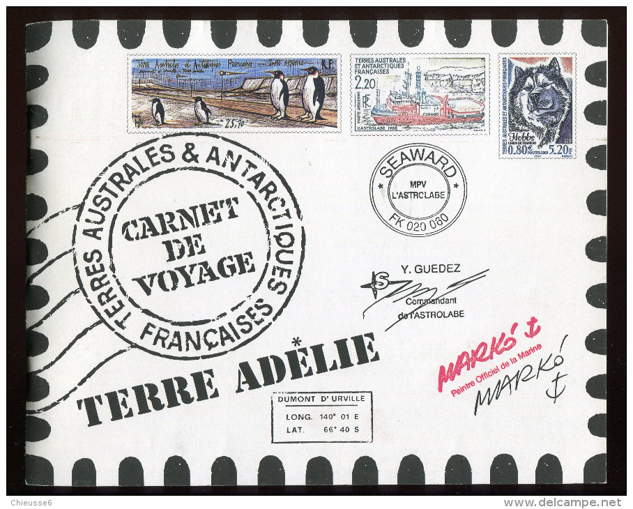 TAAF ** Carnet De Voyage  2001  - C308  - TB - Cuadernillos/libretas