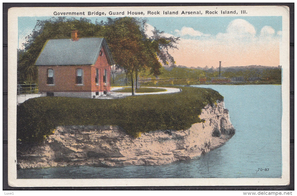 USA , ROCK ISLAND ,  OLD  POSTCARD - Sonstige & Ohne Zuordnung