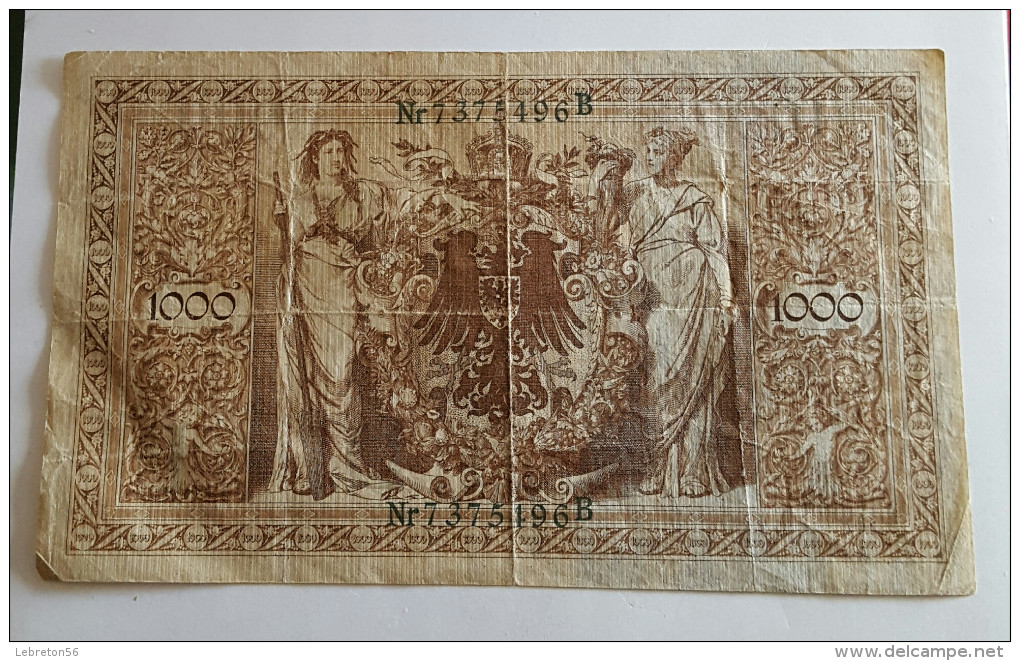 Billet/Allemagne/1000 Reichsbanknote/avril 1910 - 1.000 Mark