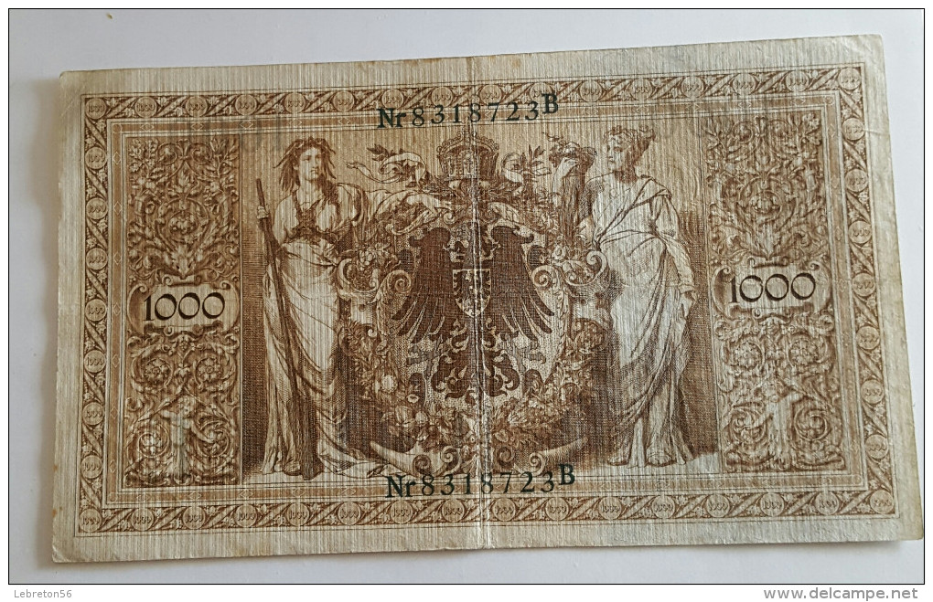 Billet/Allemagne/1000 Reichsbanknote/avril 1910 - 1.000 Mark