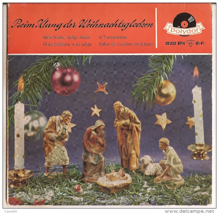 Das Santa-Claus Orchester  Beim Klang Der Weihnachtsglocken - 1958 - NM/NM 7" - Christmas Carols