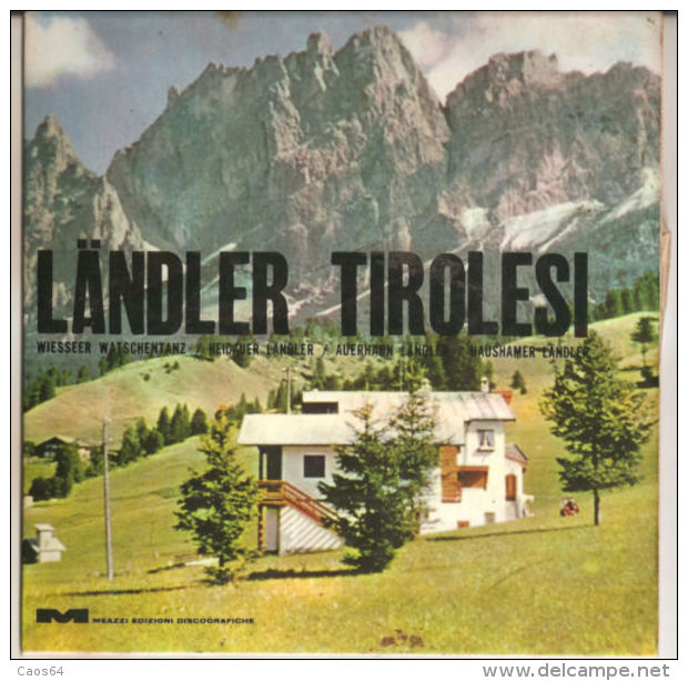 Die Lustigen Tiroler  Landler Tirolesi  VG+/VG+ 7" - Country & Folk