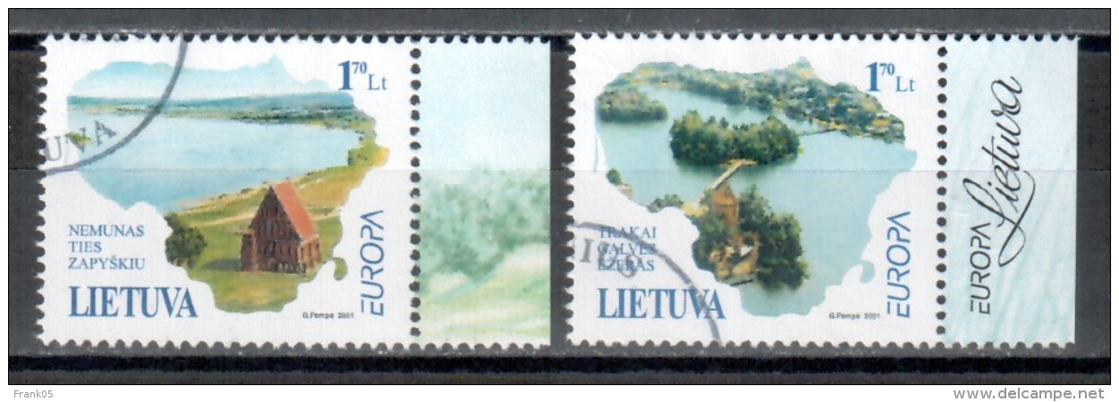 Litauen / Lithuania / Lituanie 2001 Satz/set EUROPA Gestempelt/used - 2001