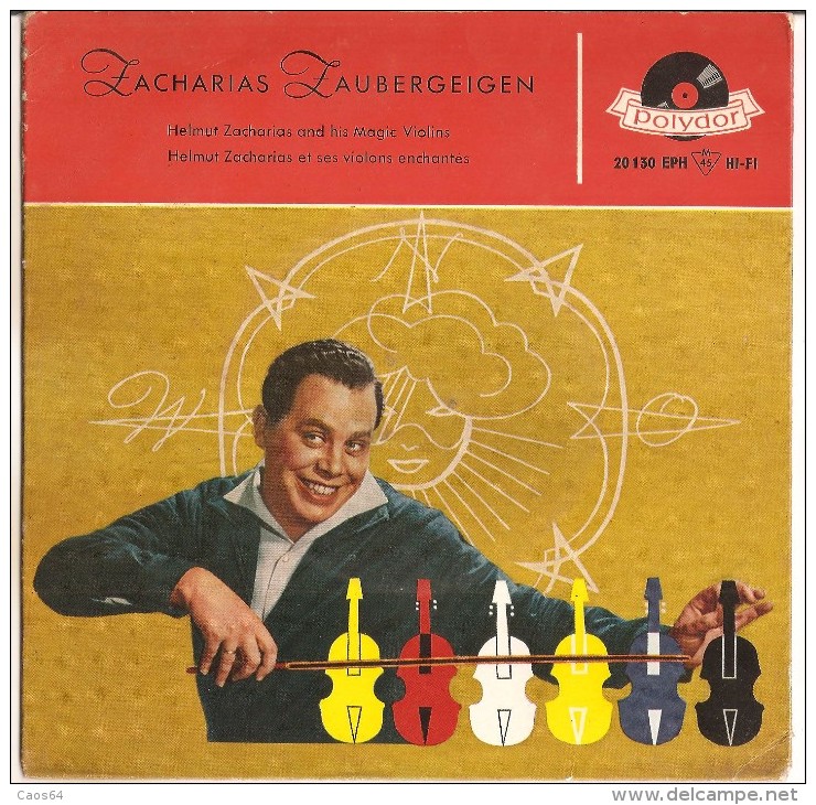 Helmut Zacharias - Zacharias Zaubergeigen - 1958 - NM/VG+ 7" - Sonstige - Deutsche Musik