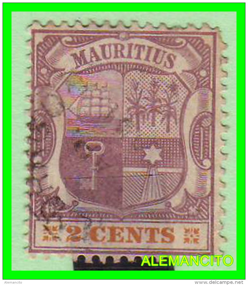 MAURITIUS  ( AFRICA )  SELLO  AÑO 1895 COAT OF ARMS - Mauritanie (1960-...)