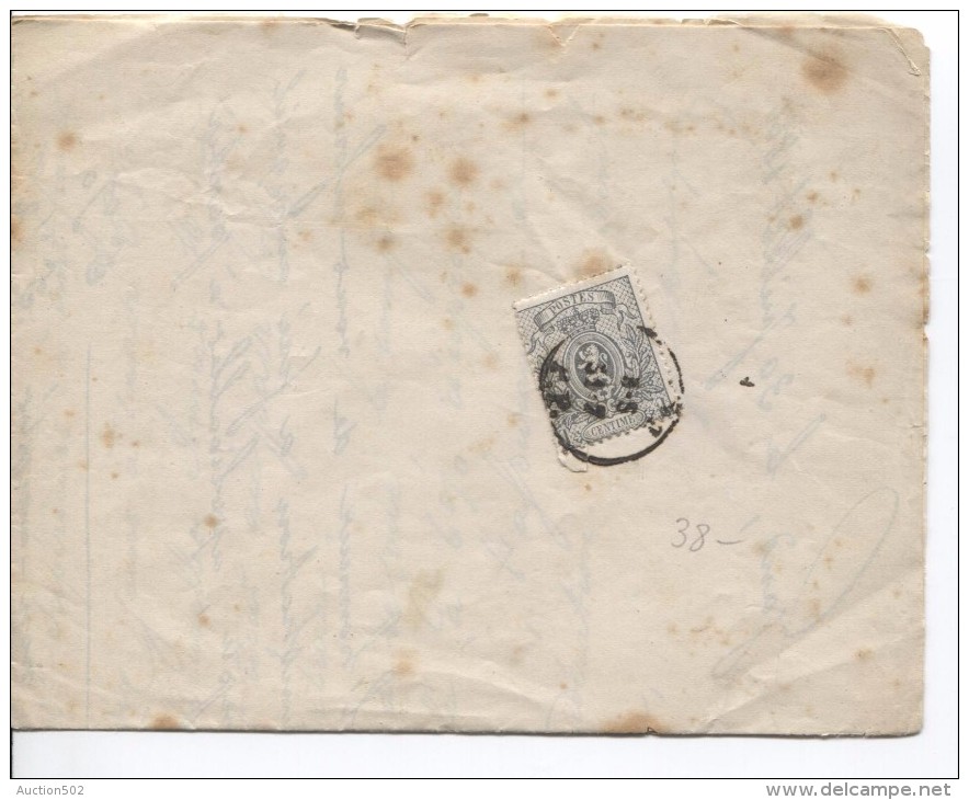 TP 23 S/Document Daté De Gand 30/7/1866 'Banque De Flandre Secrétariat PR3168 - 1866-1867 Coat Of Arms