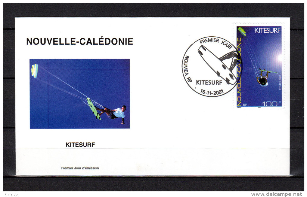 Enveloppe 1er Jour De 2001 " KITESURF " N° YT 856. Parfait état. FDC - FDC