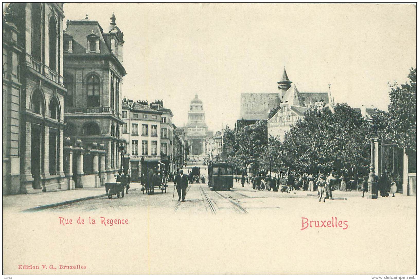 BRUXELLES - Rue De La Régence - Avenues, Boulevards