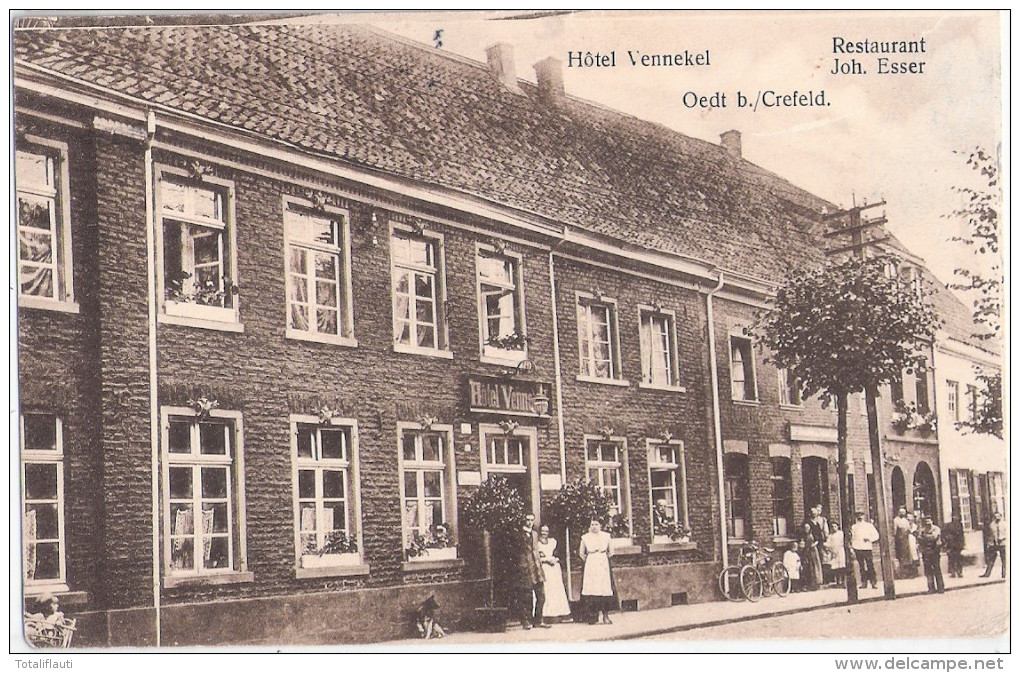 OEDT Grefrath Bei Crefeld Hotel Vennekel Restaurant Joh Esser Kr Viersen Gelaufen - Viersen