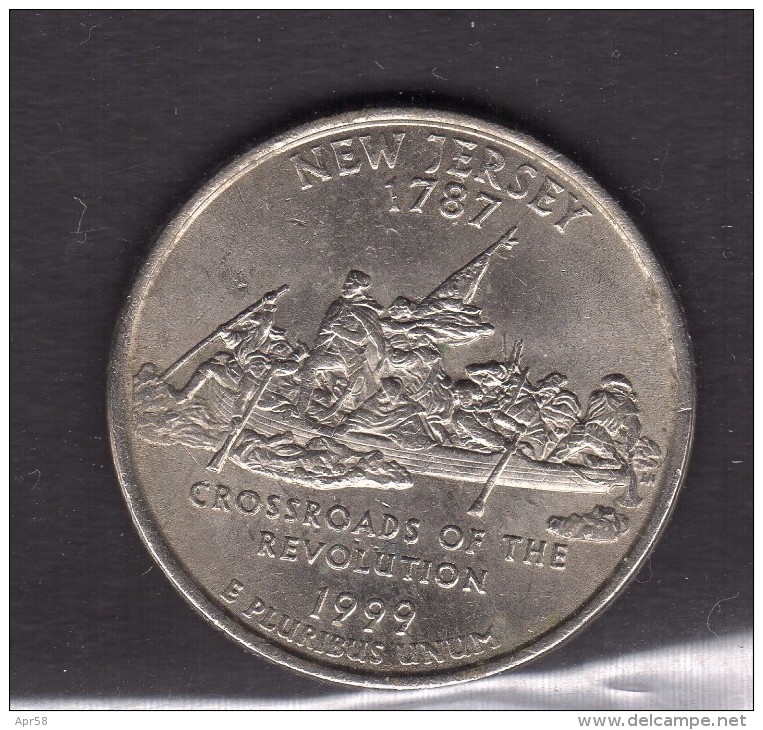 1999-new Jersey Quarter Dollar - 1999-2009: State Quarters