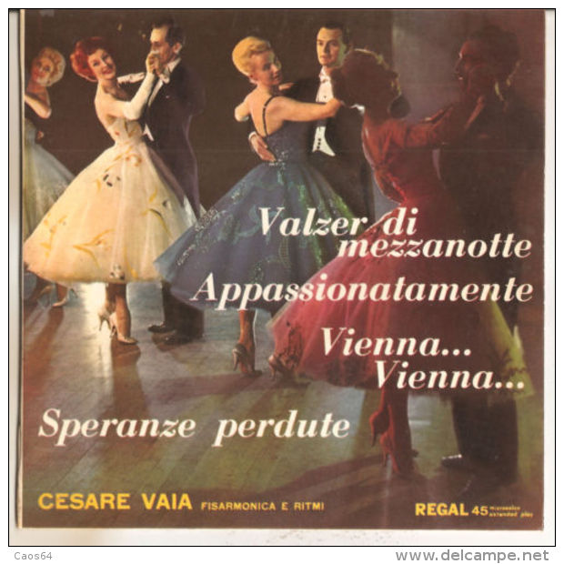 Cesare Vaia  Valzer Di Mezzanotte 1962  NM/NM 7" - Classica