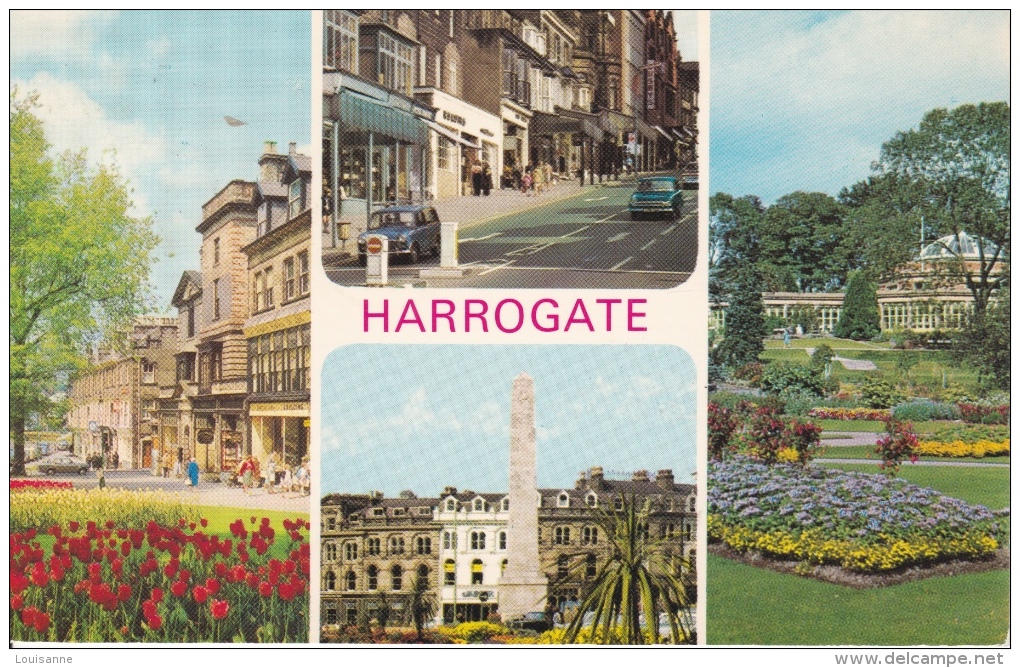 16 / 7 / 286  -  HARROGATE  ( YORKSHIRE )   -  CPSM  VUES  MULTIPLES - Harrogate