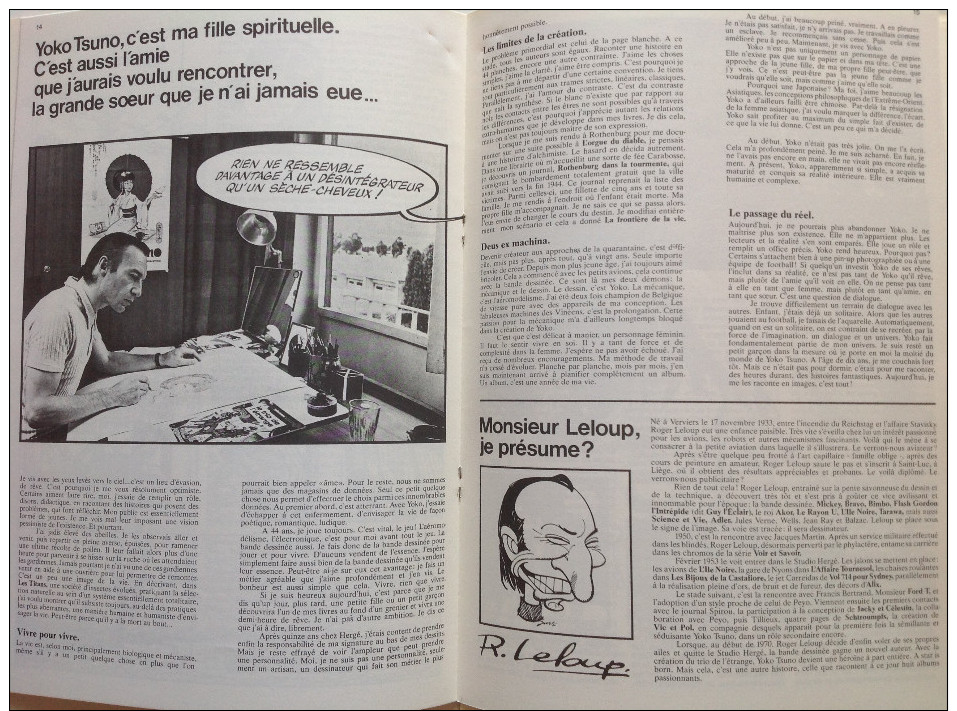 No PAYPAL !! : Schtroumpf 25 Fanzine Godard (Statue île De Paques) Leloup Yoko Tsuno , Goossens ,Etc..Éo Glénat ©.1978 - Autre Magazines