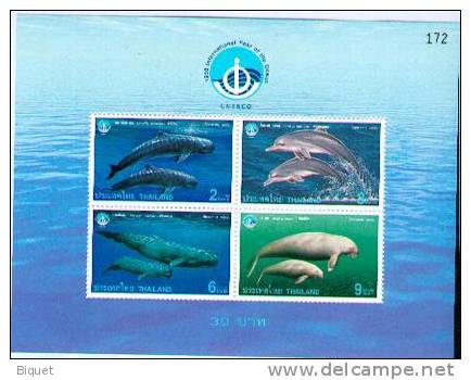 Bloc Thailandais Sur Les Dauphins Et Le Dugong. XX - Dolphins