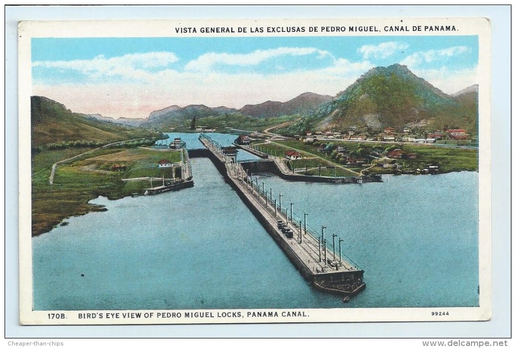 Panama Canal - Bird's Eye View Od Pedro Miguel Locks - Panama