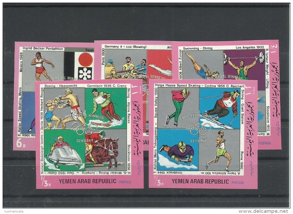 YEMEN  SELLOS OLIMPIADAS  MNH ** - Yemen