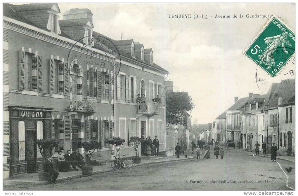 64 - PYRENEES ATLANTIQUES - Lembaye - Avenue De La Gendarmerie - Lembeye