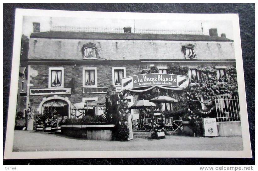 CPA - COMBLAIN Au PONT - Restaurant -  Pension De Famille "A La Dame Blanche" - Comblain-au-Pont