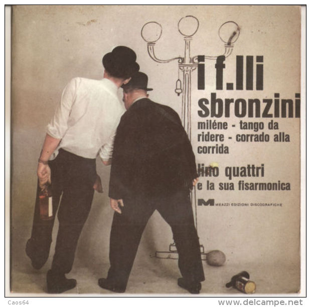 Lino E La Sua Fisarmonica  I F.lli Sbronzini  VG+/VG+ 7" - Country & Folk
