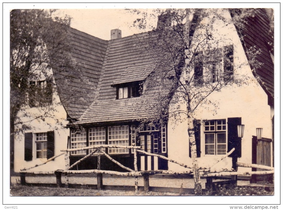 0-3272 MÖCKERN - THEESSEN, Haus Birkenbusch, Landpoststempel "Küsel über Burg", 1960 - Burg