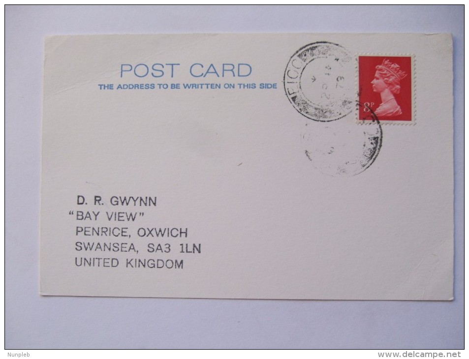 GB 1979 CARD WITH ISLE OF EIGG POSTMARK - Covers & Documents