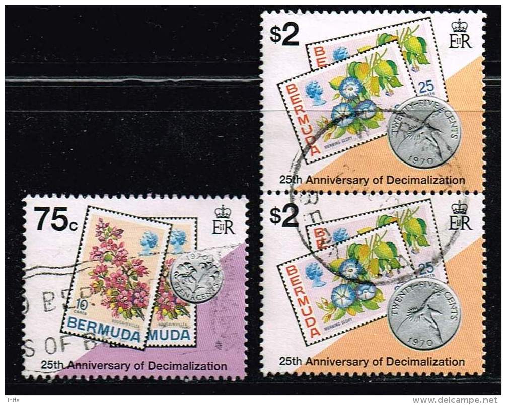 Bermuda, Michel# O Briefmarke Auf Briefmarke - Briefmarken Auf Briefmarken