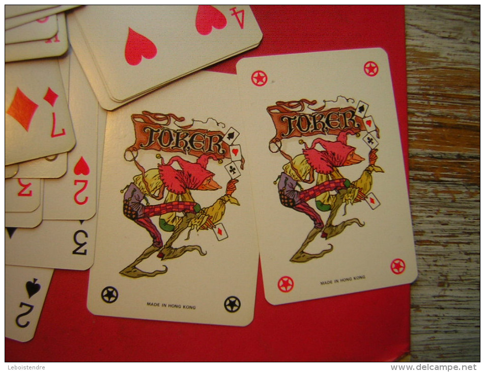 JEU / JEUX DE 54 CARTES DONT 2 JOKER / JOKERS AVEC SA BOITE EN CARTON PUB MUSK FABERGE PARIS PARFUM - 54 Carte